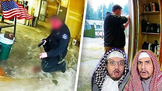 Good Samaritans Save Cops From Active Shooter  Arab Muslim Brothers Reaction [upl. by Rabma]