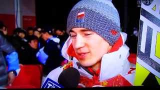 KAMIL STOCH ZŁOTY MEDAL SOCHI DUŻA SKOCZNIA 20140215 wywiad HD [upl. by Pasol375]