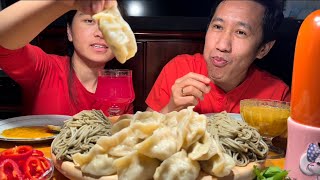 prank नै नबुझेपछि 😜🤪🤓Momo chasoba पिरो अमिलो मिठो अचार momos dumplings [upl. by Clarisse174]