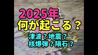 タロット占い 2025年何が起こるか―津波、大地震、核爆弾、隕石 [upl. by Arahahs]