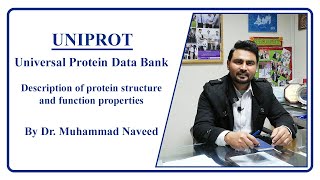 UniProt  Universal Protein Data Bank  Lecture 8 by Dr Muhammad Naveed [upl. by Rramal]