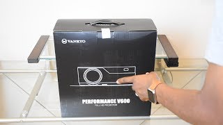 Vankyo Performance V600 1080P Projector Unboxing amp Setup Very clear sharp Picture projector [upl. by Annayt]