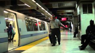 PittsburgBay Point Train Arriving at Glen Park BART HD [upl. by Ayt]