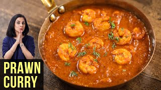 Prawns Curry Recipe  How To Make Prawns Masala Curry  Shrimp Curry  Sea Food Recipe By Tarika [upl. by Lorak]