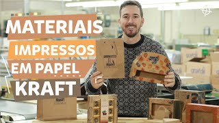 SAIBA TUDO SOBRE IMPRESSOS GRÁFICOS EM PAPEL KRAFT [upl. by Fasano236]