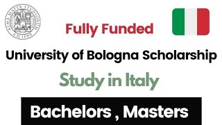 University of Bologna Scholarship  Italian University Admission 2025 howtoapply topuniversities [upl. by Alebasi]