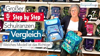 🤩 Großer Step by Step SchulranzenVergleich 2021 🔍 Welcher passt meinem Kind am besten Im Test ✅ [upl. by Amlus771]