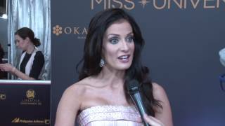 65 Miss Universe  Philippines  Dayanara Torres Red Carpet Miss Universe [upl. by Esiole]