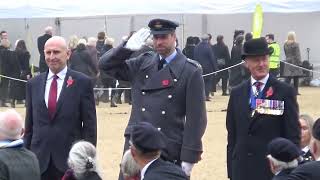 Impression Remembrance Sunday 2024 march past Royal British Legion [upl. by Assirhc689]