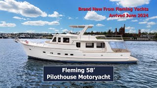 2024 Fleming 58 BRAND NEW FROM FLEMING YACHTS  Now in Seattle WA [upl. by Woo895]