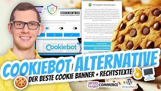 Cookiebot Alternative für WordPress amp WooCommerce 🍪 Der beste Cookie Banner 👌 Rechtstexte ✅ [upl. by Trabue]