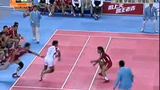 kabaddi what a technique 2010 Asian Games Kabaddi Final Iran vs India [upl. by Khajeh]