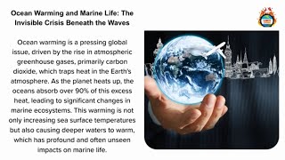 Ocean Warming and Marine Life the Invisible Crisis Beneath the Waves [upl. by Mcgray42]