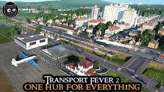 Building A TRAFFIC HUB  Transport Fever 2 HARDMODE  FULL GAME Very Hard Strategy Part 13 [upl. by Hcir612]