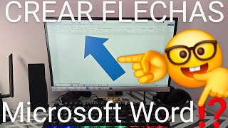 ✍🔁 Como PONER FLECHAS en WORD FÁCIL y RÁPIDO [upl. by Gnik]