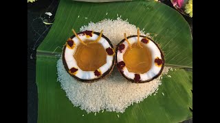 HOW TO LIT COCONUT DEEPAM ON FRIDAYS [upl. by Norabel]