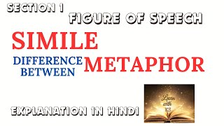 Difference Between Simile And Metaphor [upl. by Lynett638]