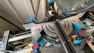 Recalibrating the Erbauer EMIS254S compound mitre saw 👍🏻🇬🇧 [upl. by Bully578]