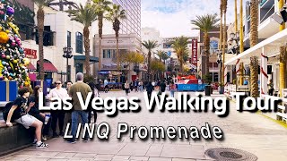 Las Vegas Strip Walking Tour  Linq Promenade  Bellagio  2 Jan 2024 [upl. by Edy814]