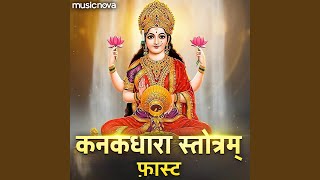 Kanakadhara Stotram Fast  Lakshmi Song [upl. by Notyad544]