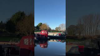 Passing Salterford marina on route to Grenberfield Locks on Leeds and Liverpool canal narrowboat [upl. by Ellesirg540]