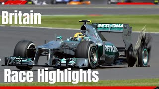 F1 2013 British Grand Prix Race Highlights [upl. by Gil941]