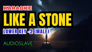 Audioslave  Like a Stone Karaoke Lower Key 2 [upl. by Dranoc]