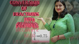 Conversion of Fractions into Decimals [upl. by Bluefield]