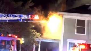 HACKETTSTOWN NEW JERSEY 5TH ALARM STRUCTURE FIRE 10715 [upl. by Citarella]