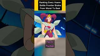 Ranking Every Hoenn Battle Frontier Brains From Worst To Best shortvideo youtubeshorts shorts [upl. by Pontius111]