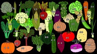 Vegetable Song  The Kids Picture Show Fun amp Educational Learning Video [upl. by Oak]