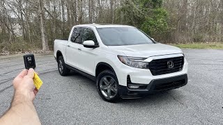 2023 Honda Ridgeline RTL E Start Up Test Drive Walkaround POV and Review [upl. by Acirtap389]