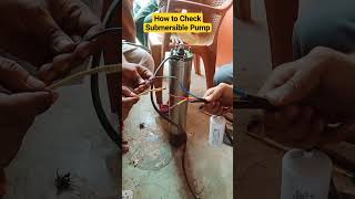 How to check Submersible Pump motor electrical [upl. by Malin972]