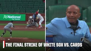 White Sox vs Cardinals ends in controversy following long rain delay  ESPN MLB [upl. by Ramal]