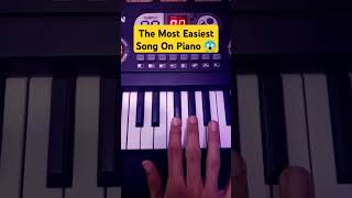 The Most Easiest Song On Piano 😱 industrybabylilnasx piano tiktok shorts [upl. by Neehsar]