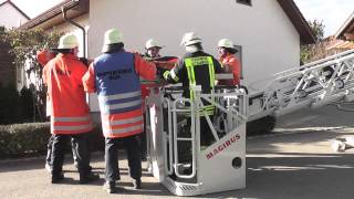 FEUERWEHRÜBUNG IN EBERSBACH [upl. by Einnahc]