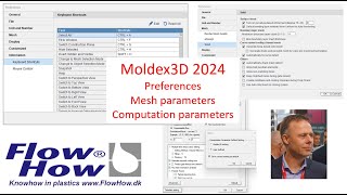 Moldex3D2024R3 Preferences Mesh parameters and Computation parameters [upl. by Polash793]