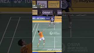 Lee Chong Weis deception skills shorts badminton leechongwei chenlong [upl. by Harry]