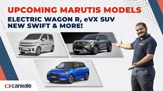 Wagon R Electric eVX SUV 2024 Swift amp Hybrid Models  Upcoming Maruti Cars [upl. by Nollaf]