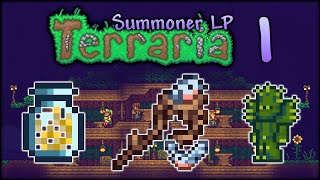 My Terraria Seed is INSANELY Lucky  Terraria 144 Summoner PlaythroughGuide Episode 1 [upl. by Arlynne]