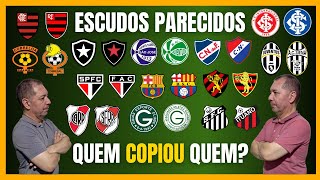 ESCUDOS CLONADOS  Quem copiou quem [upl. by Sy]