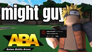 My First Time Learning an ABA Combo ABA Roblox [upl. by Braunstein441]