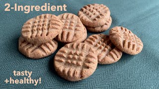 2Ingredient Vegan Cookies GlutenFree No Sugar No Flour No Oil No Banana 🤯 vegan recipes [upl. by Eniamurt]