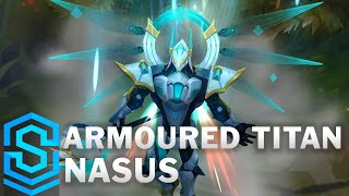 League of Legends Infernal Nasus HQ Skin Spotlight [upl. by Notelrahc]