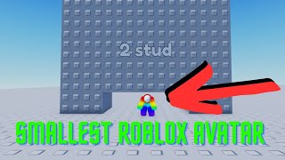 The SMALLEST roblox Avatar  BROKENfree [upl. by Ahseekal]