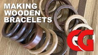 Making Wooden Bracelets [upl. by Annaid985]