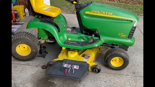 John Deere Hydrostatic Rider Wont Move Fix [upl. by Aretha]