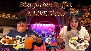 Biergarten Restaurant Dining Review At Epcot Germany Pavilion  Walt Disney World 2023 [upl. by Engel127]