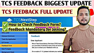 TCS FEEDBACK LATEST UPDATE  ONBOARDING amp JOINING UPDATE  OFFER LETTER JOINING LETTER SURVEY MAIL [upl. by Ahsiugal58]