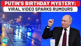 Viral Video Sparks Putin Birthday Mystery Police Cars Seen Zooming To…  Report  Russia  Kremlin [upl. by Mya]